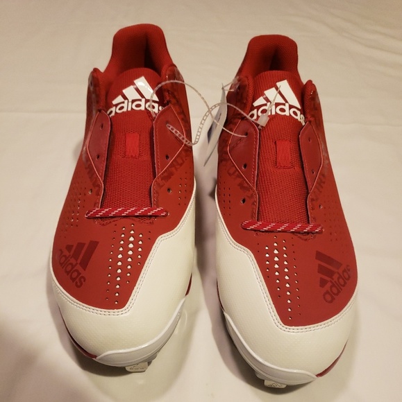 Adidas Mens Power Alley 4 Metal Baseball Cleats - Picture 2 of 4